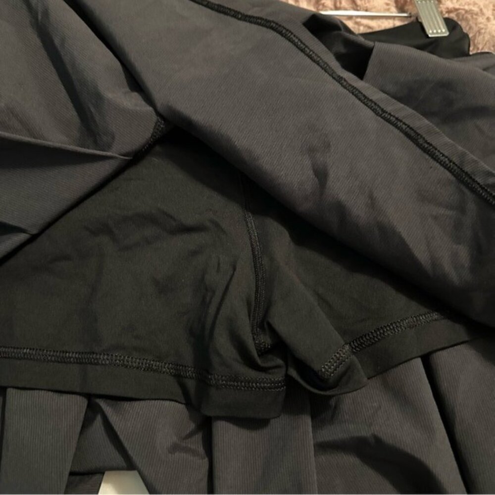 Ivivva by Lululemon Fast Drill Skirt (Tennis skirt) Sz 14 Kids 0-2 Color: Black - Picture 6 of 11